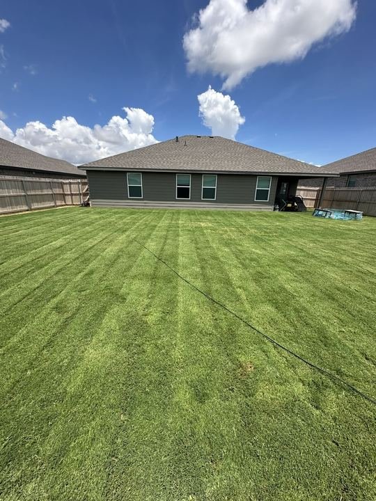 Back Yard, biweekly mow lawn service in Abilene, TX
