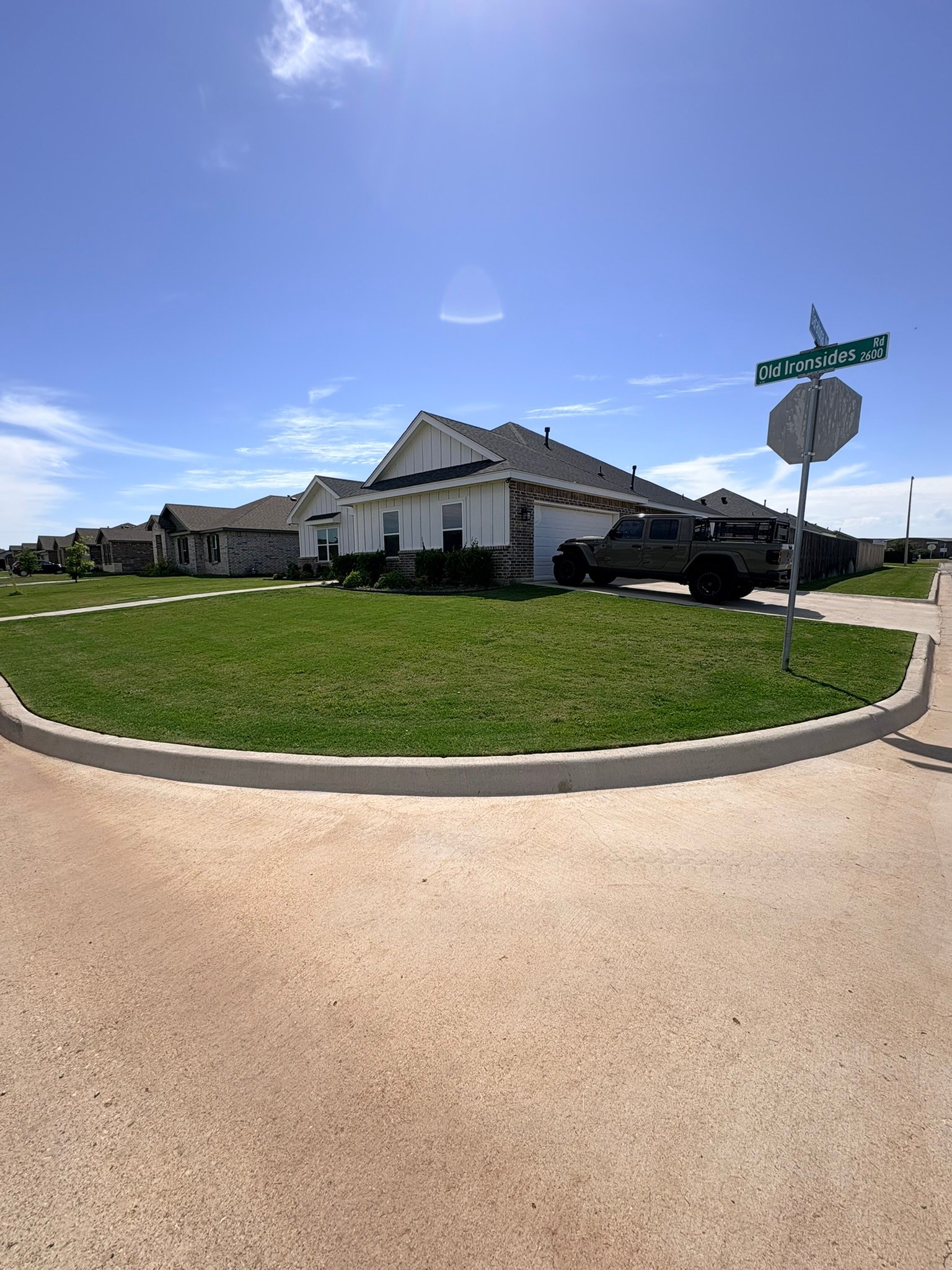 Corner lot curb appeal — Wylie TX
