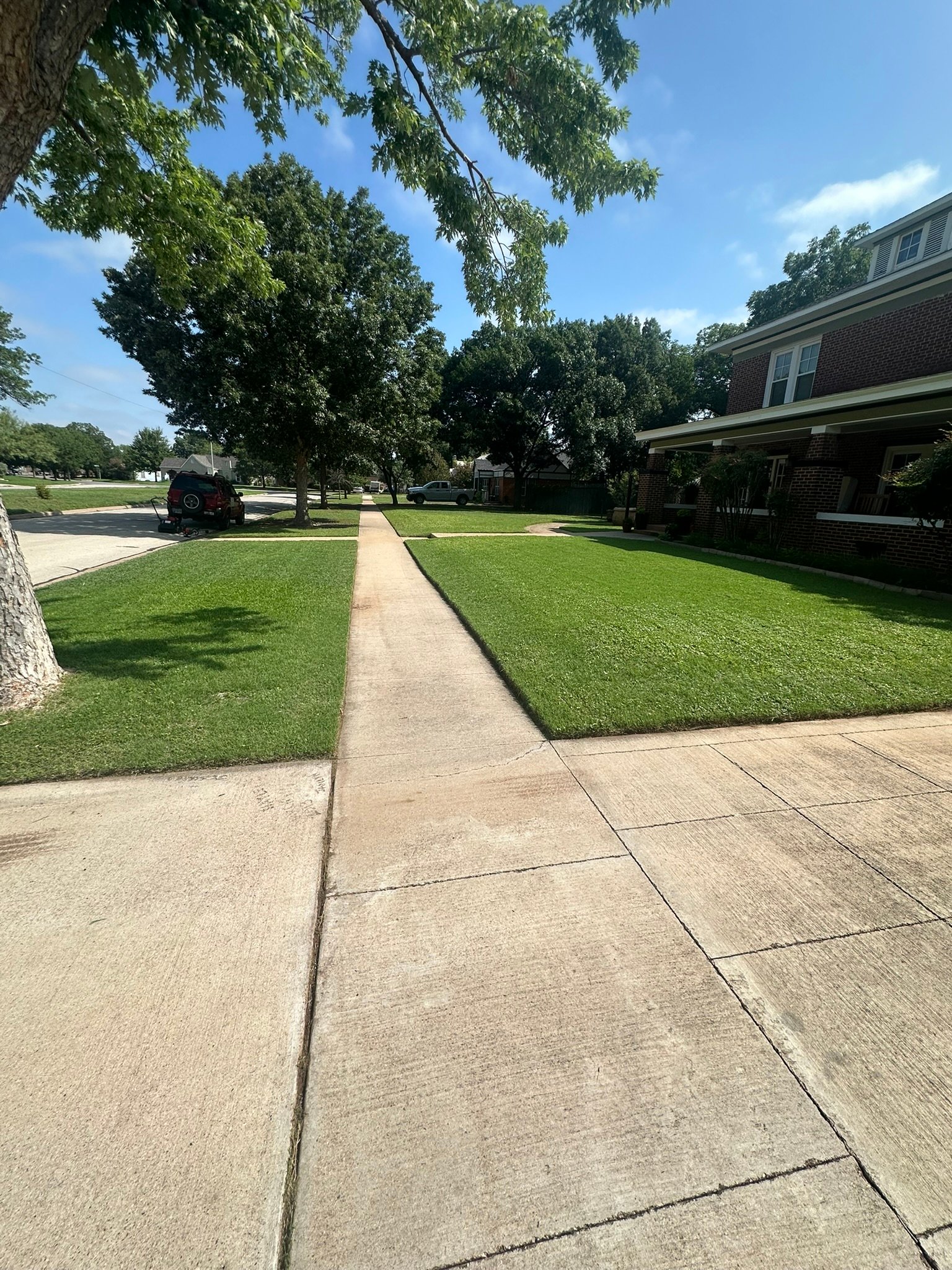 Curb edging detail – Abilene TX